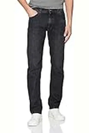 Bugatti Heren Jeans Denim Modern Fit Five-Pocket Katoen Stretch, , 32W / 36L