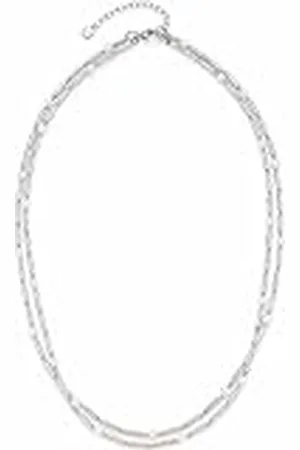 Leonardo Leonardo Jewels Halskette Mirella für Damen aus Edelstahl silberfarben, mit Süßwasserzuchtperlen, Länge: 45cm + 5cm, 23336