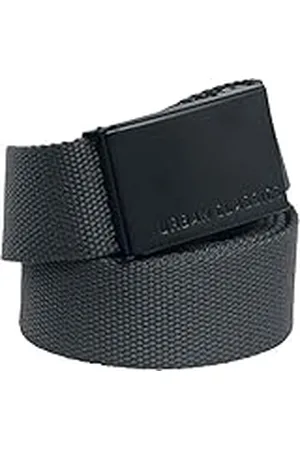 Urban classics Uniseks riem canvas riem, eenheidsmaat verstelbare uniseks canvas riem, metalen sluiting met logo-reliëf, verkrijgbaar in vele kleurvarianten, , Eén maat