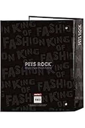 Safta Pets Rock Fashion Officiële map met 4 ringen, 270 x 60 x 330 mm