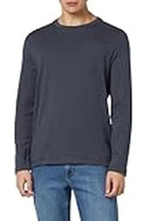 QS by s.Oliver Herenshirt met lange mouwen met vlamgarenstructuur, , M