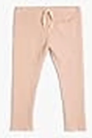 Koton Babygirls Basic Ribbed Elastische Taille Pocket Detail Leggings, , 18-24 Monate
