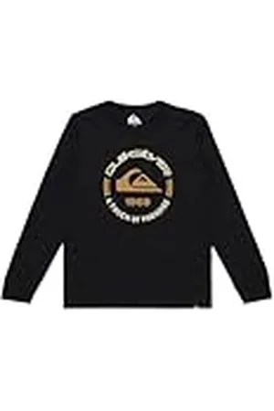 Quiksilver Circle Logo LS Youth T-shirt voor kinderen, , 8 jaar