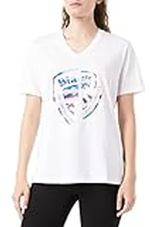 Blauer T-shirt met korte mouwen, , XS voor dames, , 34 NL