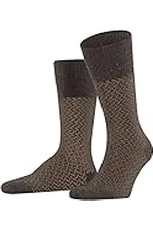 ESPRIT Heren Twill Boot Duurzame Biologische Katoen Wol Halfhoog met Patroon Gestreept 1 Paar Sokken, , 43-46