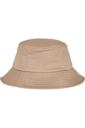 Flexfit Cotton Twill Kids Bucket Hat - vissershoed voor meisjes en jongens, effen, met ventilatiegaten, eenheidsmaat, , One size