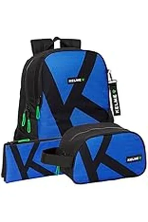 Safta Kelme Royal rugzak, etui en toilettas Kelme - rugzak, etui en make-uptas, uniek design en officiële Kelme-licentie, Meerkleurig, ST, Klassiek