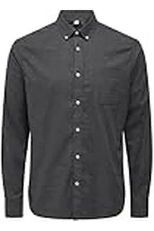 Only & Sons Onsroad Life Reg Melange Ls Shirt met lange mouwen voor heren, , L