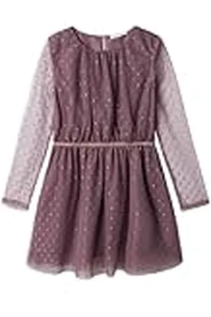 NAME IT Nkfvabos Ls Dress Noos nachtkleding set voor meisjes, , 152