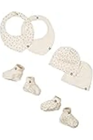 Dirkje Uniseks - Shoes, hoed, bib - Organisch Katoen en Elastaan - Off White - One Size, , Eén maat