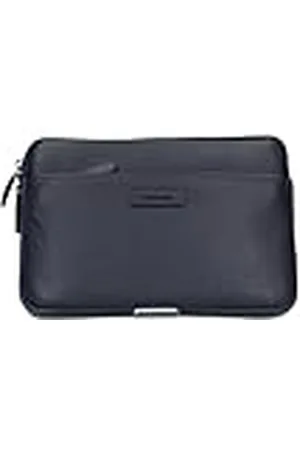 Piquadro POCHETTE X ZWART AC6156MOSR/N modus restyling koppeling voorvak leer ZWART ND Optioneel=P, , S