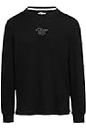 QS by s.Oliver Shirt met lange mouwen en geborduurd logo, , XL