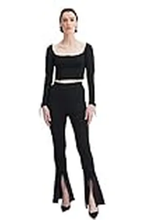 Trendyol Dames hoge taille flare been broek, , 40, , 66