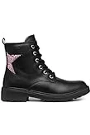 Geox J Casey Girl G enkellaars voor meisjes, Black Lt Rose, 40 EU