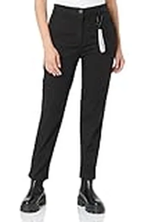Moschino Stretch canvas met merkgadget damesbroek, ., 46