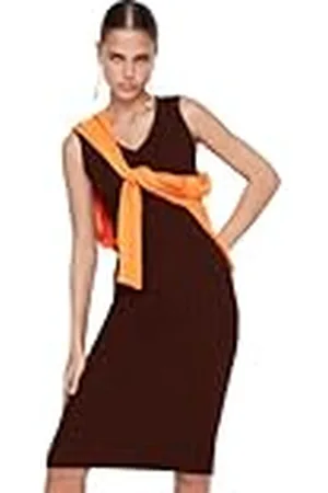Trendyol Dames Maxi Basic Regular Geweven Jurk, , L