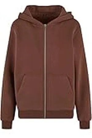 Build Your Brand Fluffy Zip Hoody, gezellig jack met capuchon in relaxed fit, basic voor dagelijks gebruik en vrije tijd, , XXL