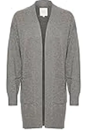 Part Two Damesvest, lang, ontspannen, open, voorkant, lange mouwen, zakken, , XL