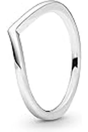 PANDORA Polished Wishbone Ring Sterling-Silber Größe 52
