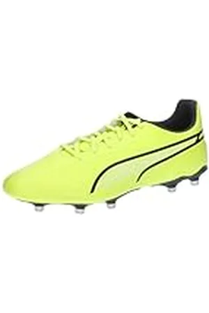 PUMA Unisex King Match Fg/Ag voetbalschoen, Electric Lime Zwart, 46 EU