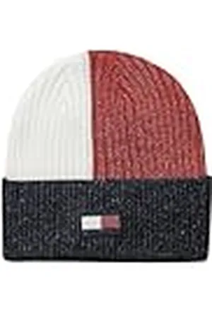 Tommy Hilfiger Gestreepte geribbelde muts voor heren, , One size