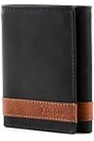 Fossil Portemonnee voor heren Quinn, - 100% leer Bifold 11,43 cm L x 1,9 cm B x 8,89 cm H ML3644001