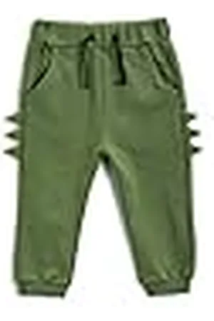 Koton Babyjongens jogger zakken dinosaurus bedrukt detail applicatie trekkoord sweatpants, , 9-12 Maanden