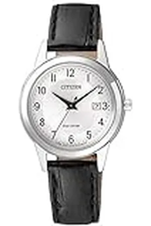Citizen Analoog kwartshorloge voor dames met leren armband FE1081-08A, , armband