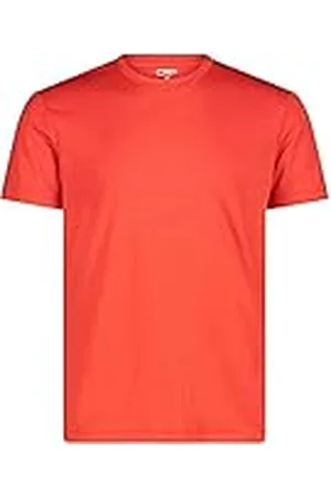 CMP Short-Sleeved Piqué T-shirt, Fire, 48 Heren