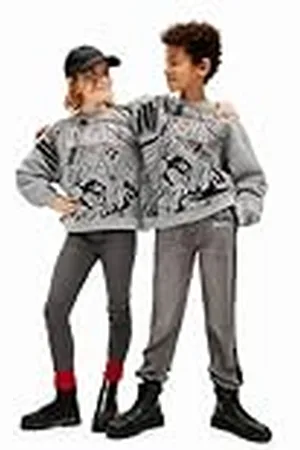 Desigual Jongens Boy Knit Sweat Sweatshirt met lange mouwen, , 8 Jaar
