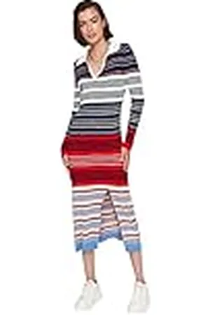 Trendyol Dames Midi Bodycon Getailleerde Gebreide Jurk, , M