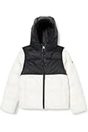 Champion Legacy Legacy Outdoor G - Light WR Colorblock hoodie, gebroken wit/zwart, 9-10 jaar meisjes FW23