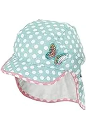 Sterntaler Babymuts met vizier en nekbescherming voor meisjes, , 45 (Taglia unica: 45)
