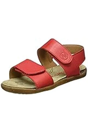 Naturino Colm, sandalen met open teen voor meisjes en meisjes, Rood, 28 EU