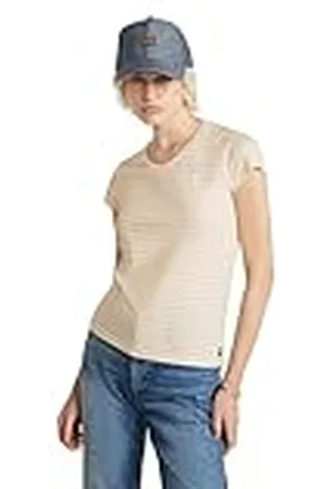 G-Star Raw Eyben Slim Top 2.0 T-shirt voor dames, met V-hals, , XXS