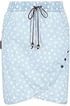 alife kickin ALIFE and Kickin LuciAK B Skirt - dames jeansrok kort - stijlvolle denim rok voor vrije tijd en dagelijks gebruik - comfortabel en casual voor zomer en vrijetijdslooks, , XXL