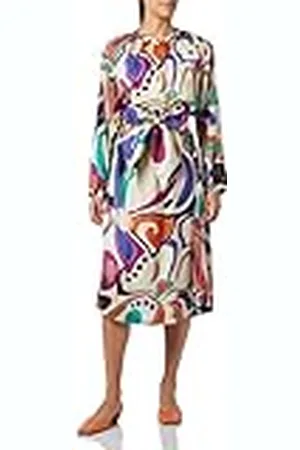 Seidensticker Dames regular fit blousejurk lange mouwen jurk, , 36