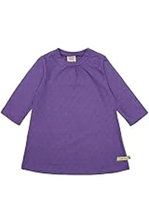 loud + proud Jacquard gebreide meisjesjurk, GOTS-gecertificeerd, kinderjurk, , 74/80 cm