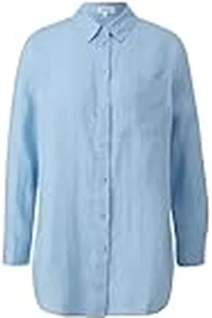 QS by s.Oliver Lange hemdblouse van linnen, , 36