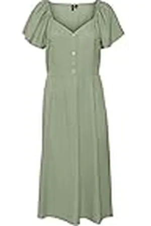 VERO MODA VMMYMILO midi-jurk voor dames, , XS