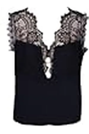 Pinko Tati Top Crepe De Chine Jacqua Tanktop voor dames, , 46 NL