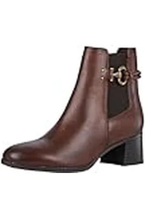 Marco Tozzi Chelsea Boots voor dames van leer met hak, , 39 EU