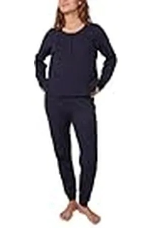 Petit Bateau Damespyjama met lange mouwen, smoking, XL, , L