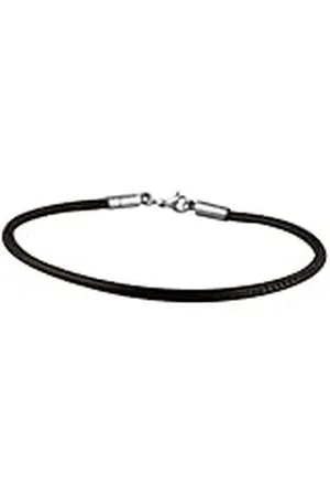 Akzent Unisex armband roestvrij staal leer 00340000024