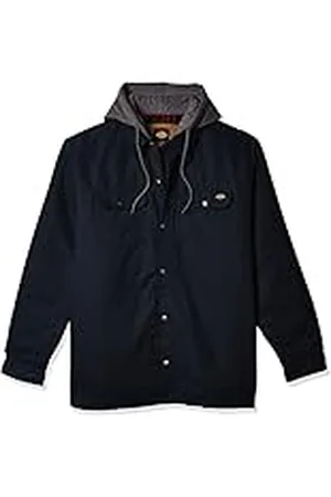 Dickies Duck Shirt Jas, fleece, met capuchon en Hydroshield, Donkere marine, XL