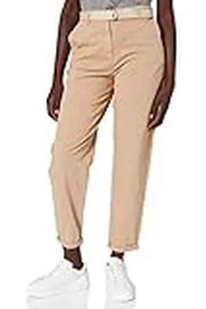 Tommy Hilfiger Vrouwen Co Blend Riem Tapered Chino Pant Business Casual, , 66