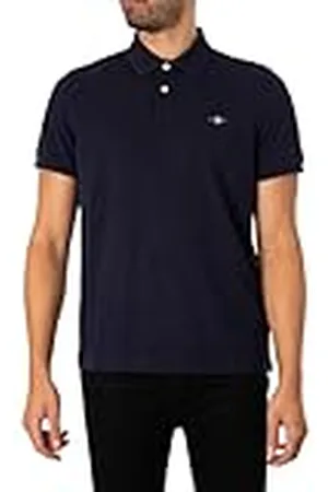 GANT Reg Shield Ss Pique poloshirt voor heren, , XL