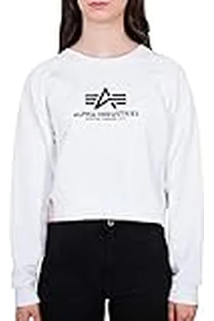 Alpha Industries Basic Boxy Sweater voor dames White