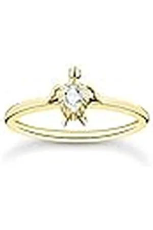 Thomas Sabo Pierścień żółw srebrny pozłacany TR2401-414-14-50