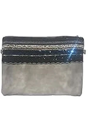 NOVAGO Tas met afneembare schouderriem en versiering, pailletten, strassteentjes, handgemaakt, , Eén maat